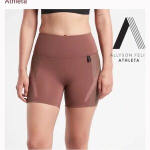 Athleta Allyson Felix Legend Shortie Dusty Rose High Waist Athletic Size XXS